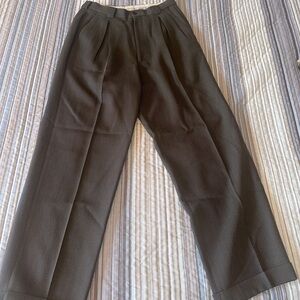 Giorgio Armani Le Collezioni men’s wide-legged wool pants, made in Italy